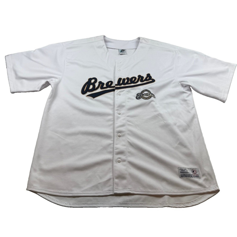 Milwaukee Brewers Baseball Jersey Men's Size 2XL